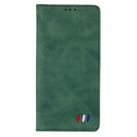 Flip Cover iPhone 13 Style Nahka Tricolour