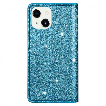 Flip Cover iPhone 13 Style Glitter