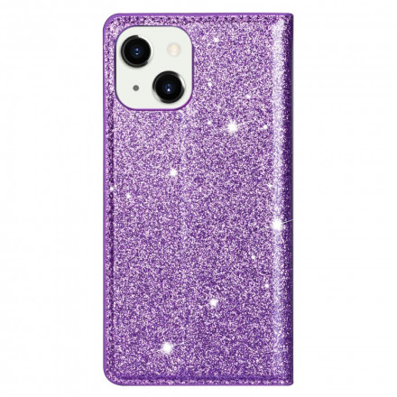 Flip Cover iPhone 13 Style Glitter