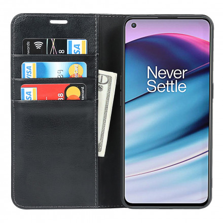 Flip Cover OnePlus North CE 5G Aito nahka