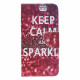 Kotelo Motorola Edge 20 Lite Keep Calm and Sparkle (Pysy rauhallisena ja loista)