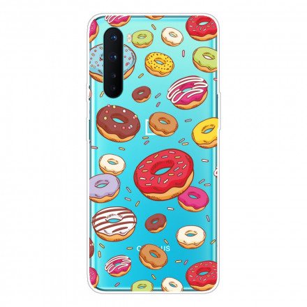 OnePlus Nord rakkaus Donuts Case