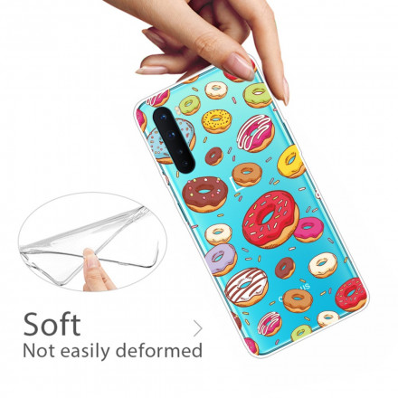 OnePlus Nord rakkaus Donuts Case