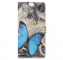 Kotelo Motorola Edge 20 Pro Butterfly Blue
