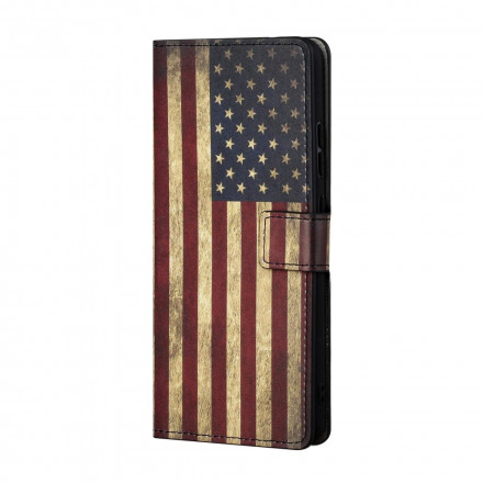 Xiaomi Redmi 10 Amerikan lippu kotelo