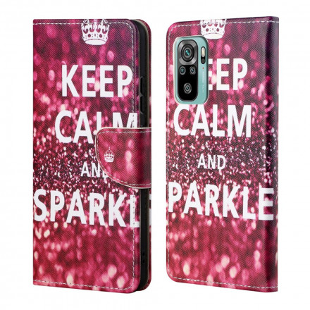 Xiaomi Redmi 10 Keep Calm and Sparkle Case -asetus