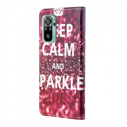 Xiaomi Redmi 10 Keep Calm ja Sparkle Case