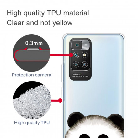Xiaomi Redmi 10 läpinäkyvä Panda Asia