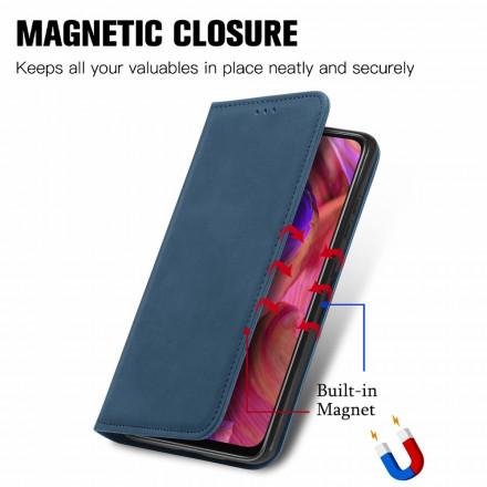 Flip Cover Oppo A54 5G / A74 5G Skin-Touch suojakansi