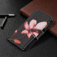 Kotelo Oppo A54 5G / A74 5G vetoketjullinen tasku kukka