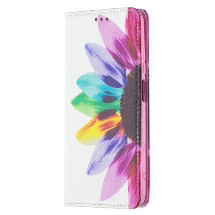 Flip Cover Xiaomi Redmi 10 Akvarelli kukka