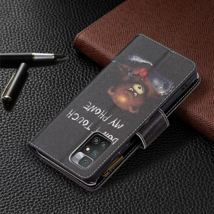 Xiaomi Redmi 10 vetoketjullinen tasku Bear Case