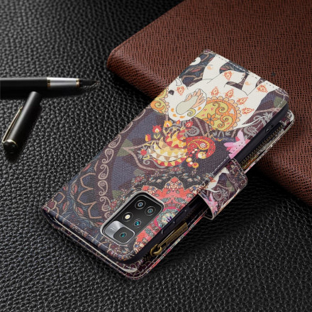 Xiaomi Redmi 10 Elefantti vetoketju Pocket Case
