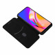 Flip Cover Oppo A94 5G Silikoni Hiilen värinen