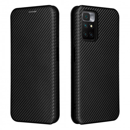 Flip Cover Xiaomi Redmi 10 silikoni Carbon värillinen