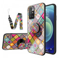 Xiaomi Redmi 10 Magneettinen Patchwork Case