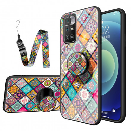 Xiaomi Redmi 10 magneettinen Patchwork Case