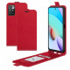 Xiaomi Redmi 10 Nahka Effect Case Vertical läppä Xiaomi Redmi 10 Nahka Effect Case Vertical läppä
