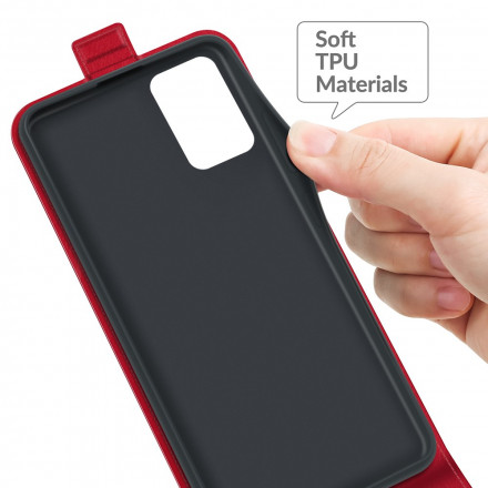 Xiaomi Redmi 10 Nahka Effect Case Vertical läppä Xiaomi Redmi 10 Nahka Effect Case Vertical läppä