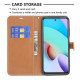 Xiaomi Redmi 10 Kangas ja nahka Effect hihna tapauksessa Xiaomi Redmi 10 Kangas ja nahka Effect hihna tapauksessa