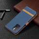 Xiaomi Redmi 10 Kangas ja nahka Effect hihna tapauksessa Xiaomi Redmi 10 Kangas ja nahka Effect hihna tapauksessa