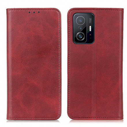 Flip Cover Xiaomi 11T / 11T Pro Split Nahka Matta Flip Cover Xiaomi 11T / 11T Pro Split Nahka Matta