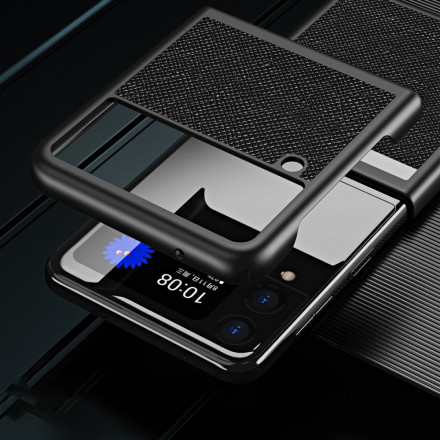 Samsung Galaxy Z Flip 3 5G Nahka Style Case kuvioitu