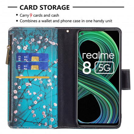 Realme 8 5G vetoketjullinen tasku puu Realme 8 5G vetoketjullinen tasku puu