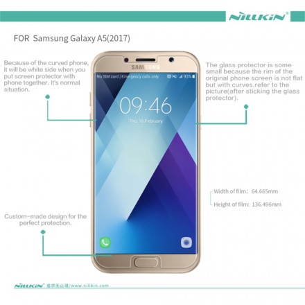 Karkaistua lasia suojaa Samsung Galaxy A5 2017 Karkaistua lasia suojaa Samsung Galaxy A5 2017