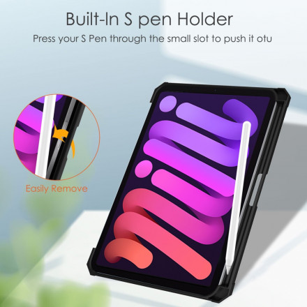 Smart Case iPad Mini 6 (2021) keinonahkainen ja kirkas takaosa