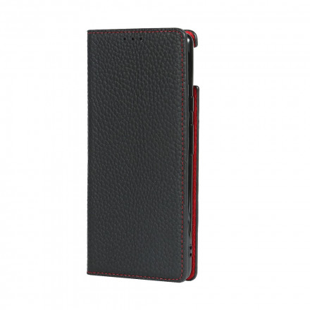 Flip Cover Google Pixel 6 Nahka Aito Lychee hihna