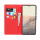 Flip Cover Google Pixel 6 Nahka Aito Lychee hihna