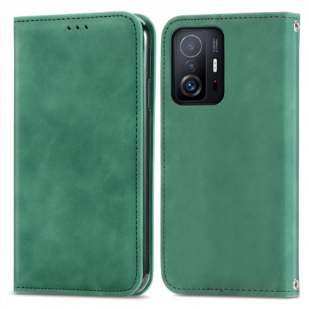 Flip Cover Xiaomi 11T / 11T Pro Skin-Touch suojakansi