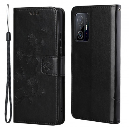 Xiaomi 11T / 11T Pro Perhoset ja kukat hihna tapauksessa