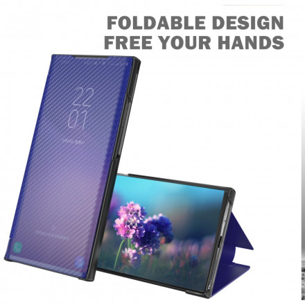 Flip Cover Xiaomi 11T / 11T Pro läpikuultava hiilikuituinen kansi