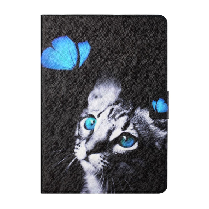 iPad Mini 6 (2021) Suojakuori
 Kissa ja perhonen Sininen
