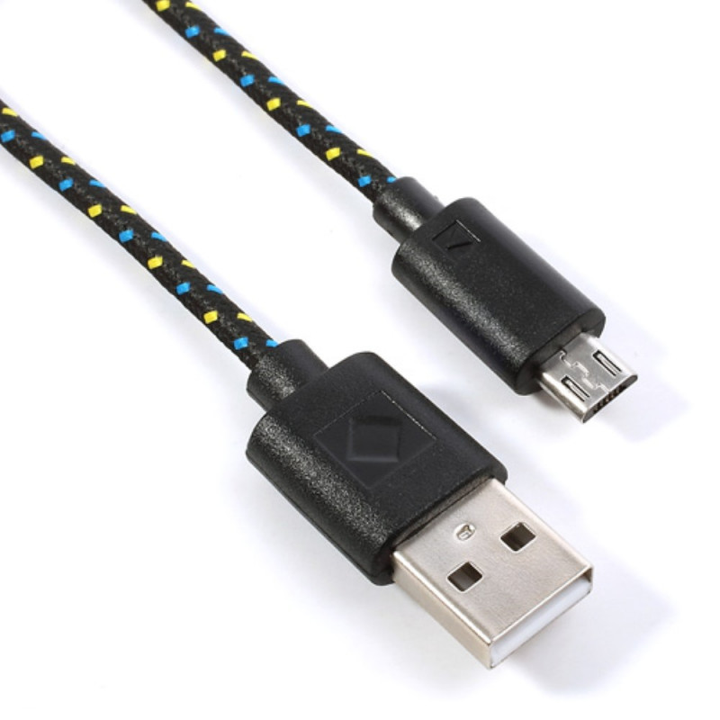 USB-MICRO värillinen datakaapeli (2 mja
riä)