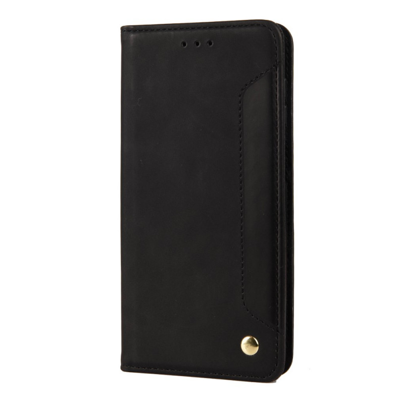 Flip Cover Samsung Galaxy A12 / M12 Keinonahka
 Business Kaksivärinen