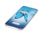 Samsung Galaxy S8 Perhonen Case Sininen fluoresoiva