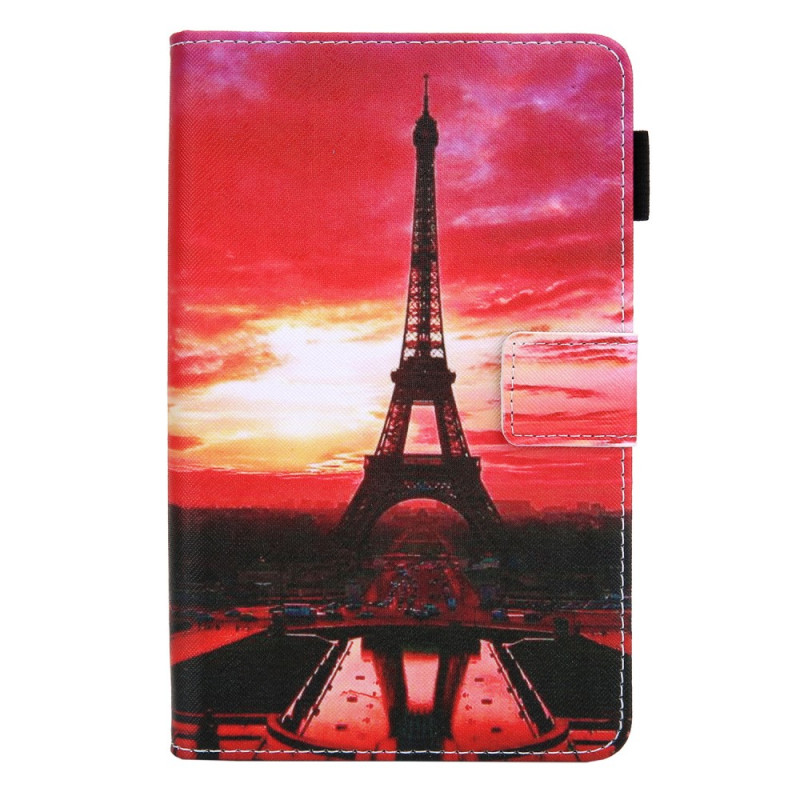 Samsung Galaxy Tab A8 Suojakuori
 (2022) / (2021) Auringonlasku Eiffel-torni