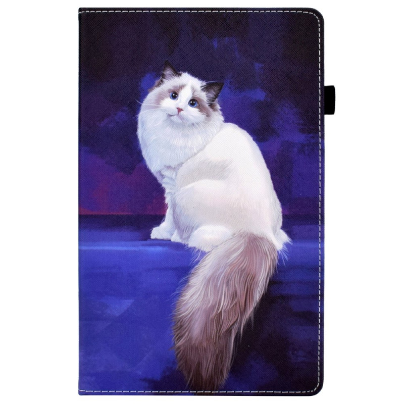 Samsung Galaxy Tab A8 suojakuori
 (2021) Cat White (valkoinen)
