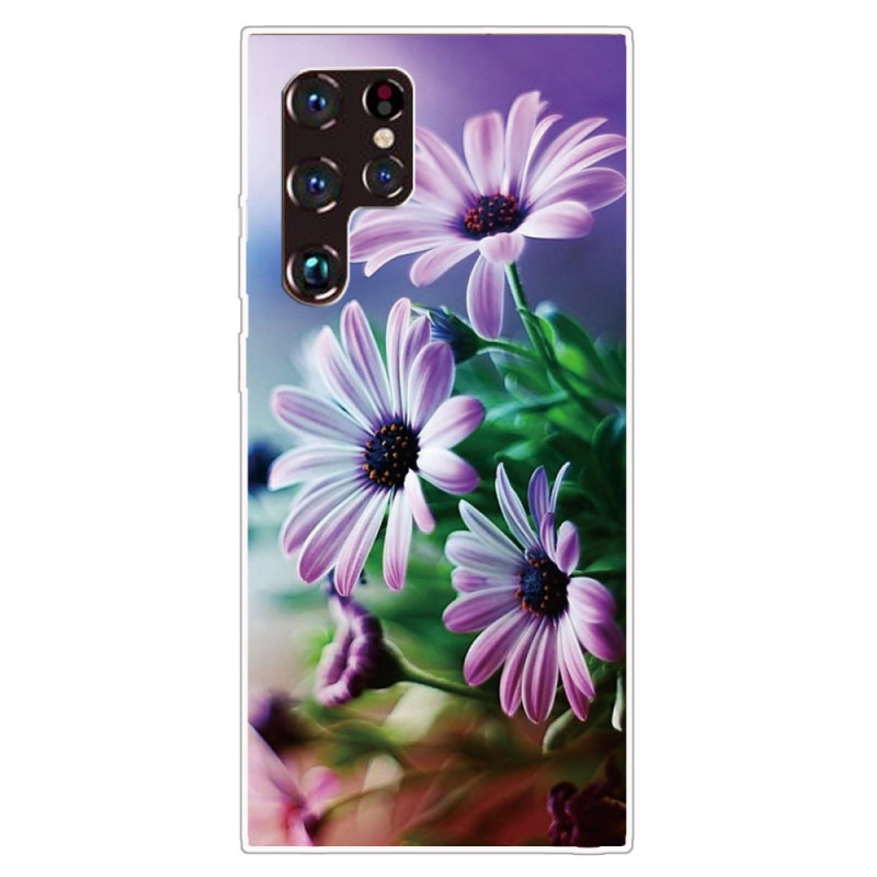 Samsung Galaxy S22 Ultra 5G suojakotelo
 realistinen kukkia