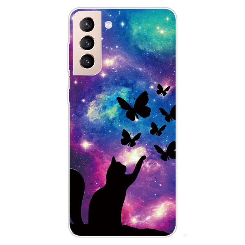 Samsung Galaxy S22 5G Suojakuori
 Kissa ja perhosja
 avaruudessa