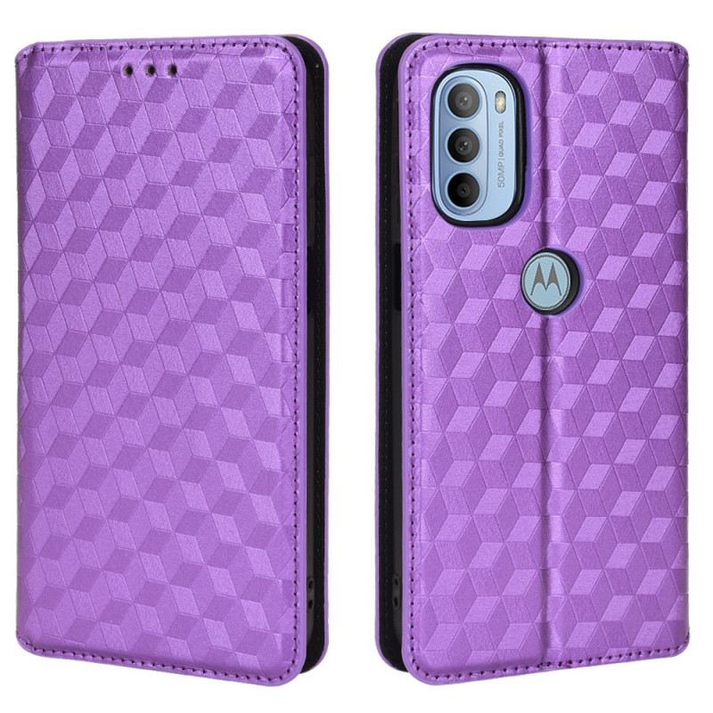 Flip Cover Moto G41 / G31 Keinonahka
 Diamond