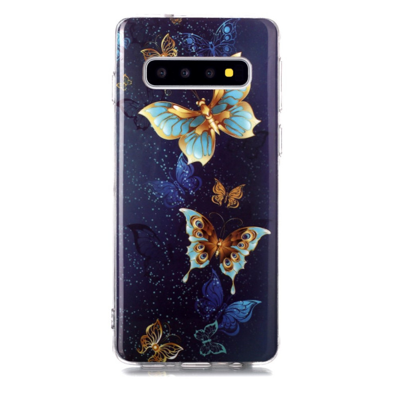 Samsung Galaxy S10 suojakotelo
 fluoresoiva perhosja
