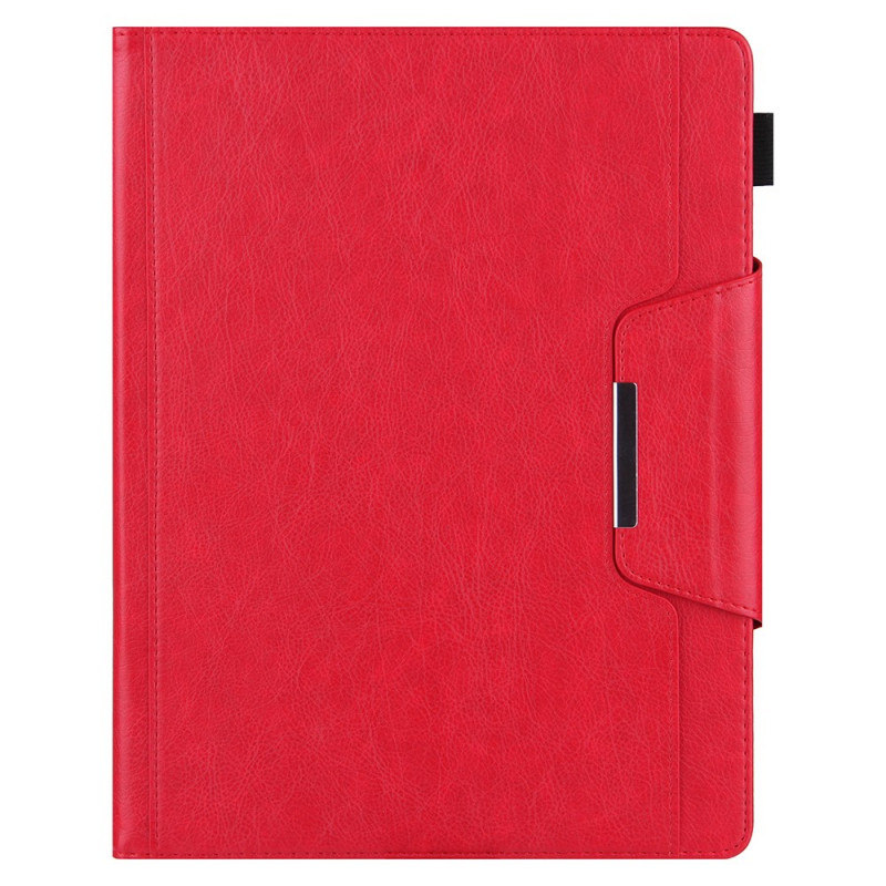Housse iPad Pro 12.9" (2021) (2020) (2018) Simili Cuir Fermoir Argenté