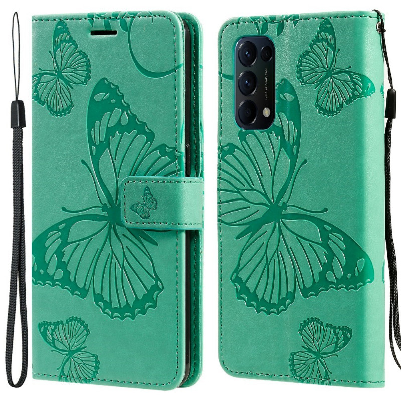 Oppo Find X3 Lite Giant Butterflies kantolenkki
 suojakotelo
