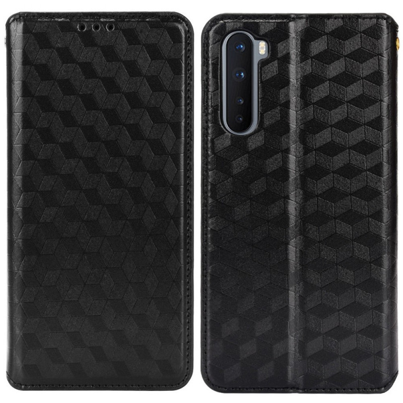 Flip Cover OnePlus Nord Leather Effect Diamond