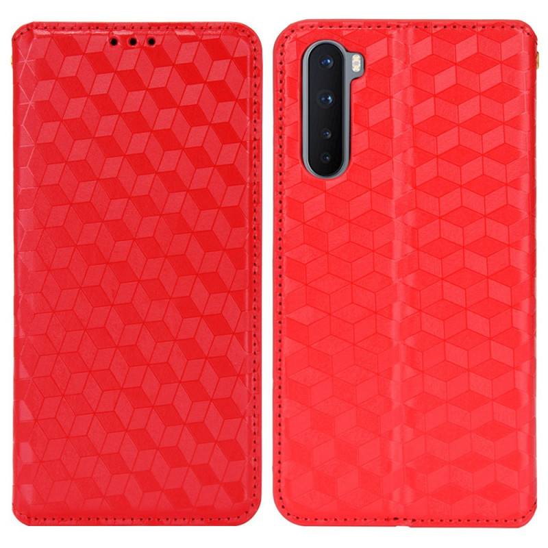 Flip Cover OnePlus Nord Leather Effect Diamond