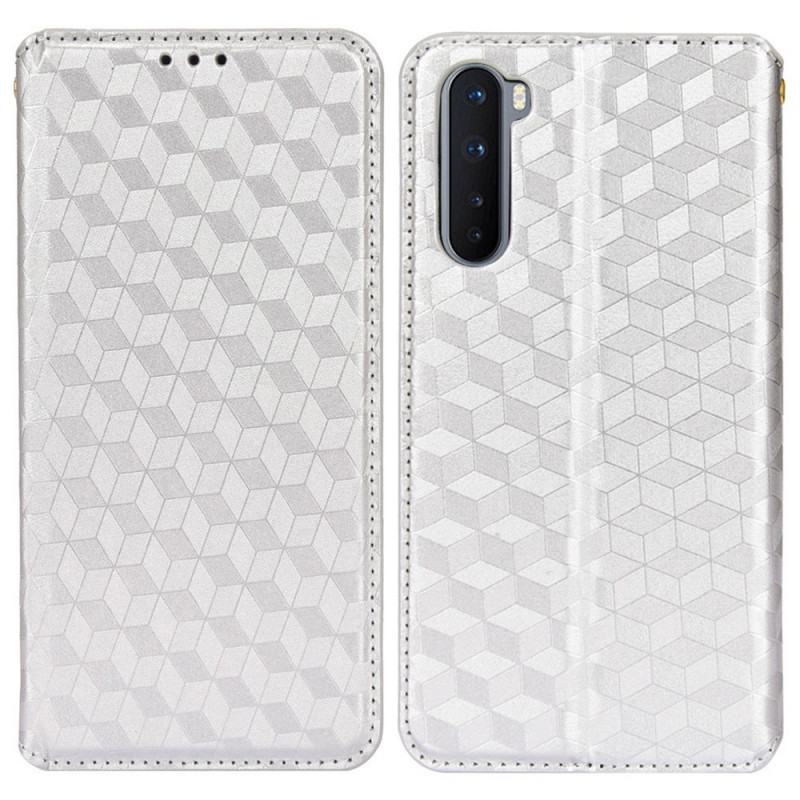 Flip Cover OnePlus Nord Leather Effect Diamond
